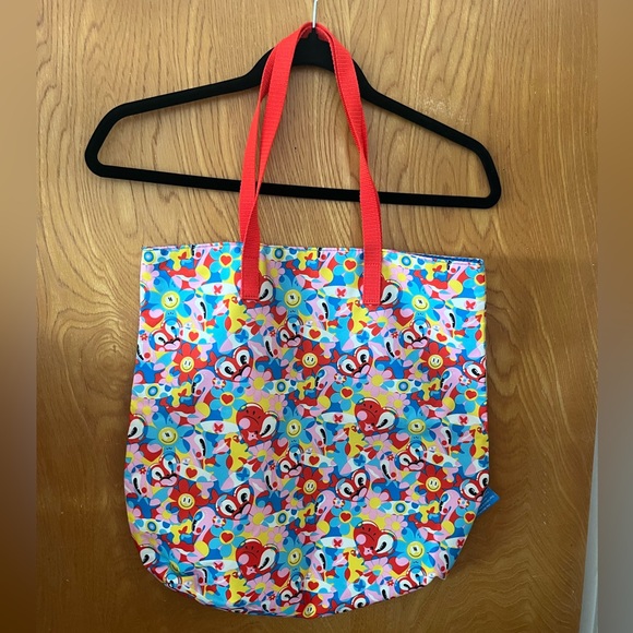 Estee Lauder Vibrant Floral Cartoon Tote - Picture 1 of 7